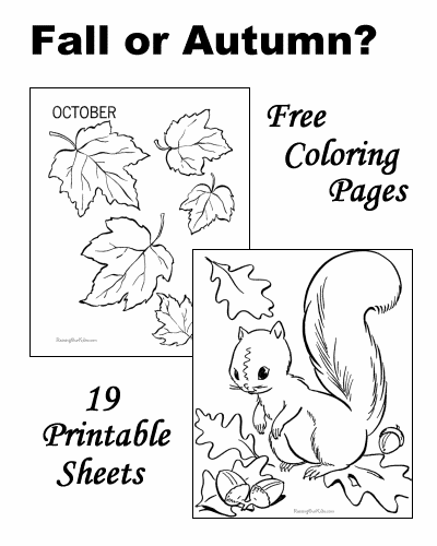 Disegno da colorare: Stagione autunnale (Natura) #164313 - Pagine da Colorare Stampabili Gratuite