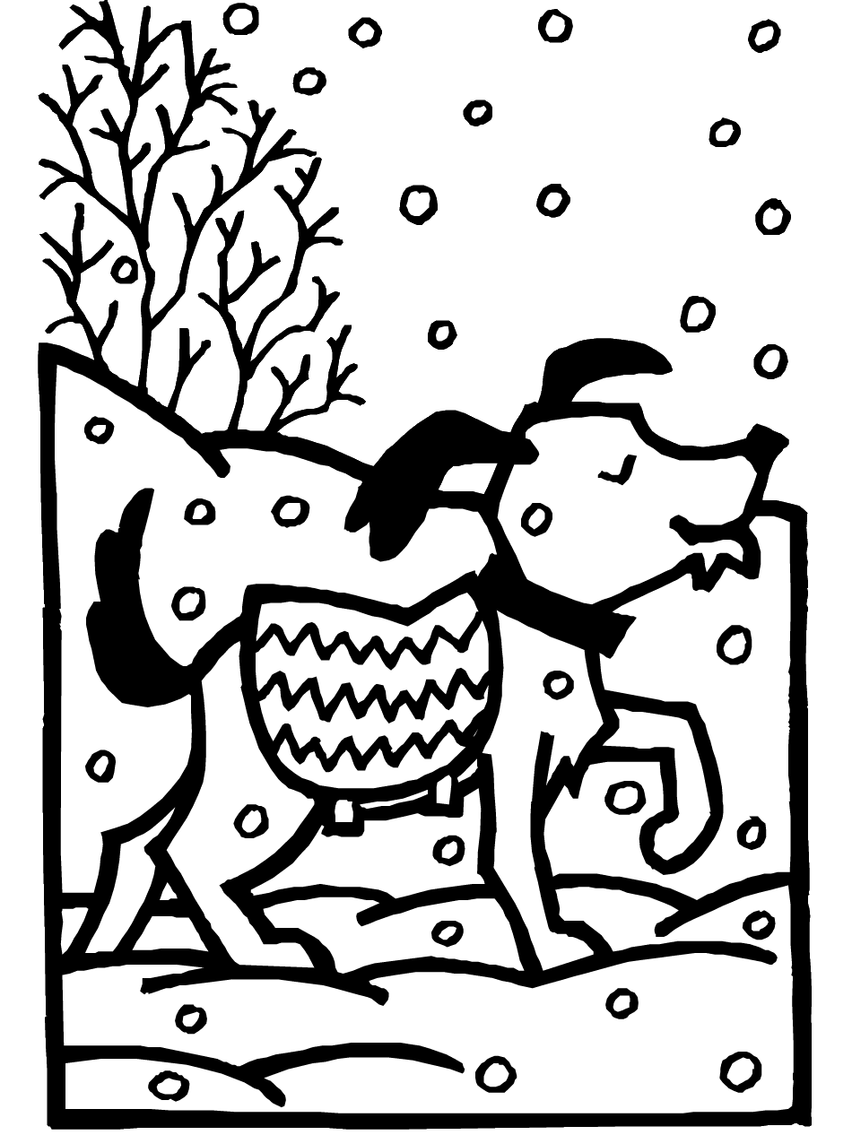 Disegno da colorare: Stagione invernale (Natura) #164536 - Pagine da Colorare Stampabili Gratuite