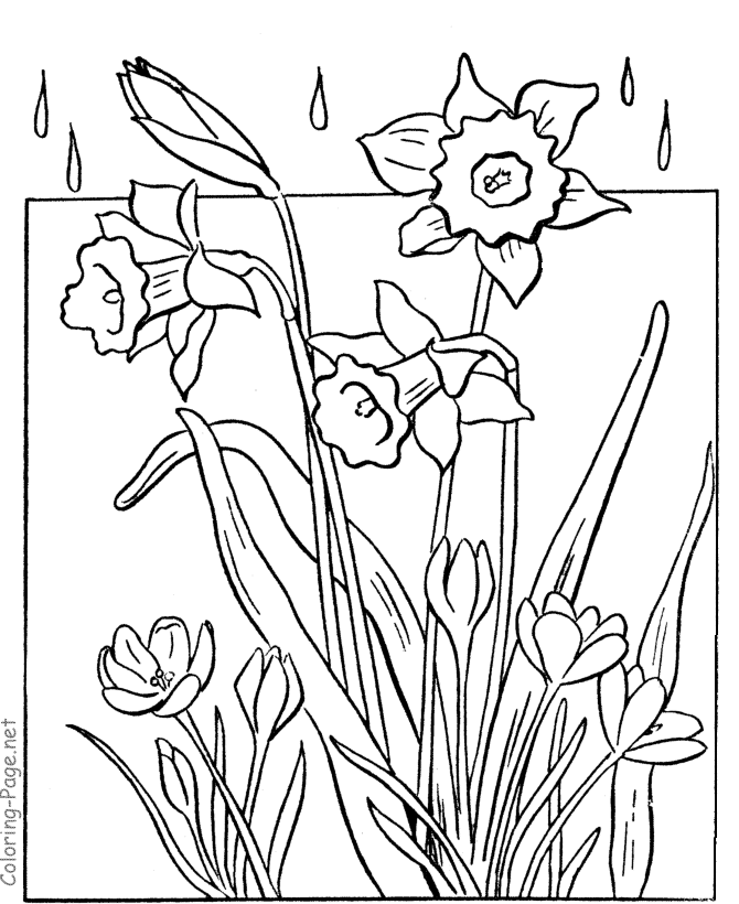 Disegno da colorare: Stagione primaverile (Natura) #164876 - Pagine da Colorare Stampabili Gratuite