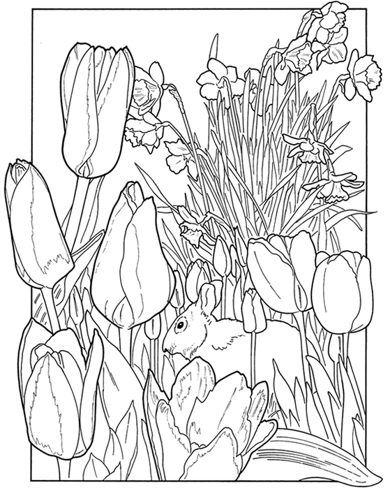 Disegno da colorare: Stagione primaverile (Natura) #165012 - Pagine da Colorare Stampabili Gratuite