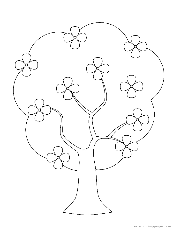 Disegno da colorare: Stagione primaverile (Natura) #165070 - Pagine da Colorare Stampabili Gratuite