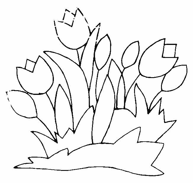 Disegno da colorare: Tulipano (Natura) #161624 - Pagine da Colorare Stampabili Gratuite