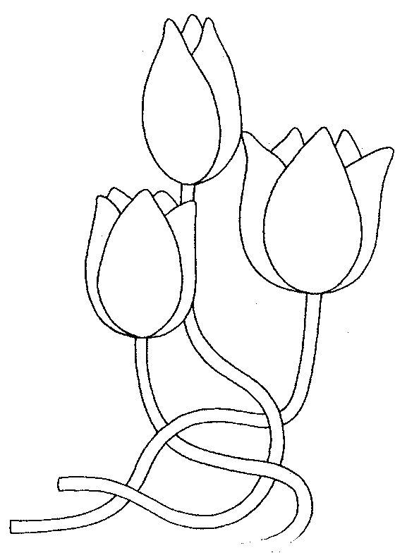 Disegno da colorare: Tulipano (Natura) #161639 - Pagine da Colorare Stampabili Gratuite