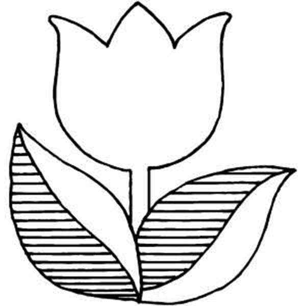 Disegno da colorare: Tulipano (Natura) #161662 - Pagine da Colorare Stampabili Gratuite