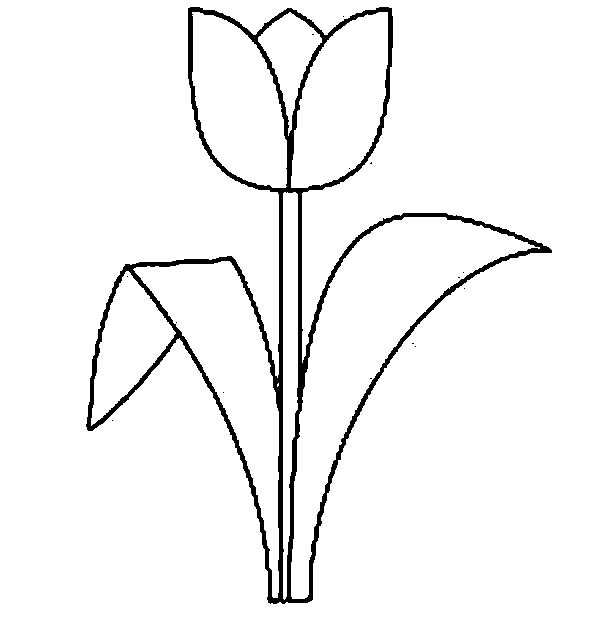 Disegno da colorare: Tulipano (Natura) #161668 - Pagine da Colorare Stampabili Gratuite