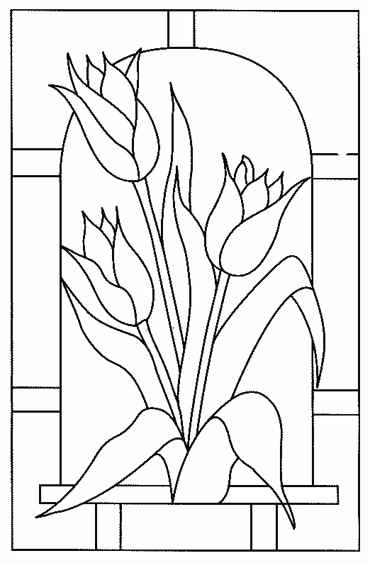 Disegno da colorare: Tulipano (Natura) #161685 - Pagine da Colorare Stampabili Gratuite