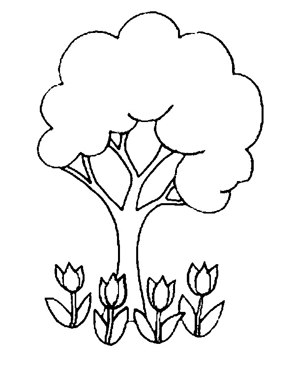 Disegno da colorare: Tulipano (Natura) #161705 - Pagine da Colorare Stampabili Gratuite