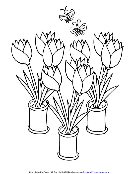 Disegno da colorare: Tulipano (Natura) #161714 - Pagine da Colorare Stampabili Gratuite