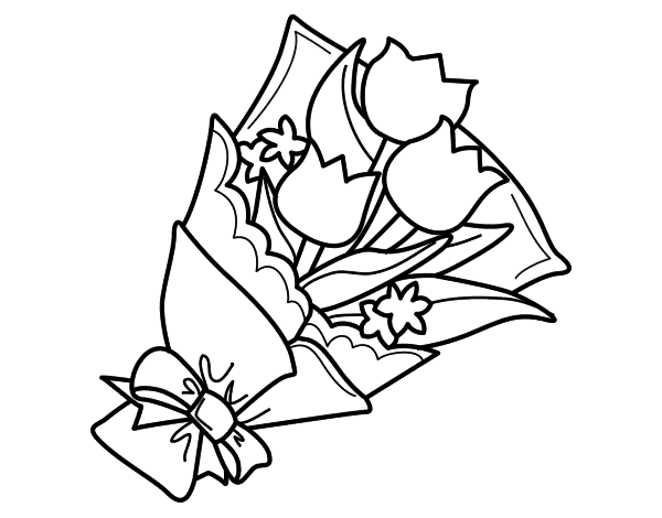 Disegno da colorare: Tulipano (Natura) #161719 - Pagine da Colorare Stampabili Gratuite