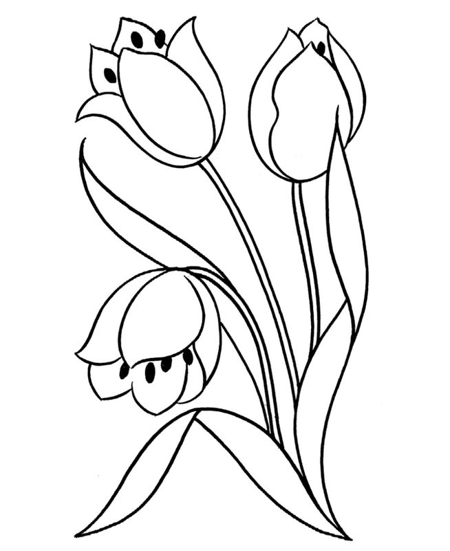 Disegno da colorare: Tulipano (Natura) #161748 - Pagine da Colorare Stampabili Gratuite