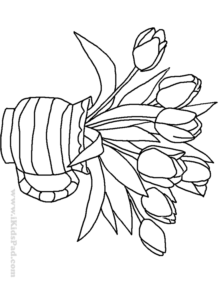Disegno da colorare: Tulipano (Natura) #161774 - Pagine da Colorare Stampabili Gratuite