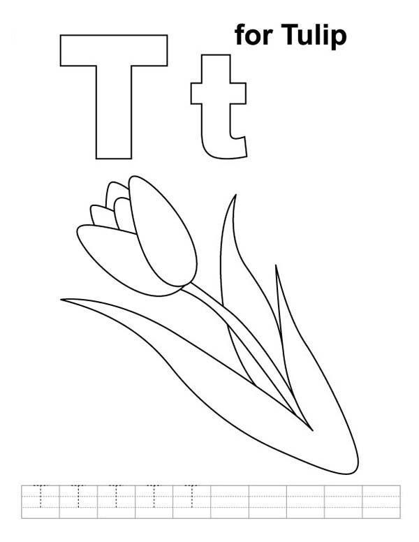 Disegno da colorare: Tulipano (Natura) #161796 - Pagine da Colorare Stampabili Gratuite