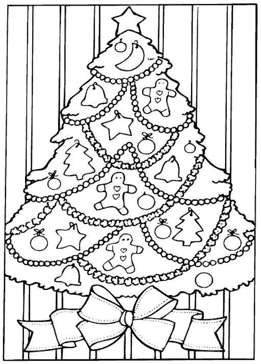 Disegno da colorare: albero di Natale (Oggetti) #167437 - Pagine da Colorare Stampabili Gratuite