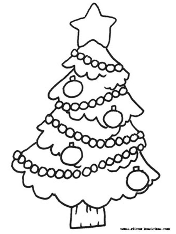 Disegno da colorare: albero di Natale (Oggetti) #167453 - Pagine da Colorare Stampabili Gratuite