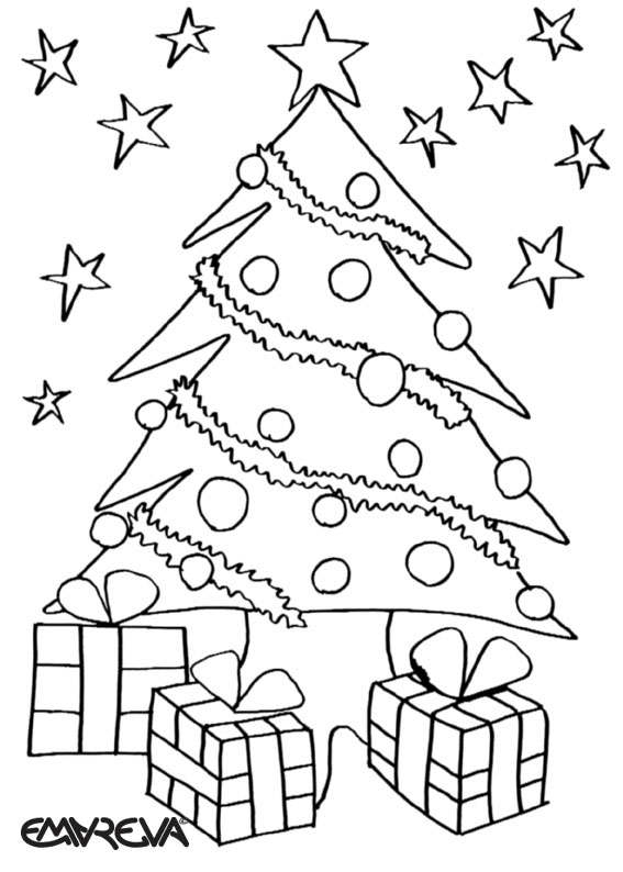 Disegno da colorare: albero di Natale (Oggetti) #167457 - Pagine da Colorare Stampabili Gratuite