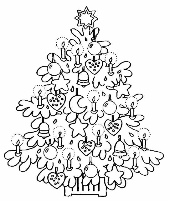 Disegno da colorare: albero di Natale (Oggetti) #167468 - Pagine da Colorare Stampabili Gratuite