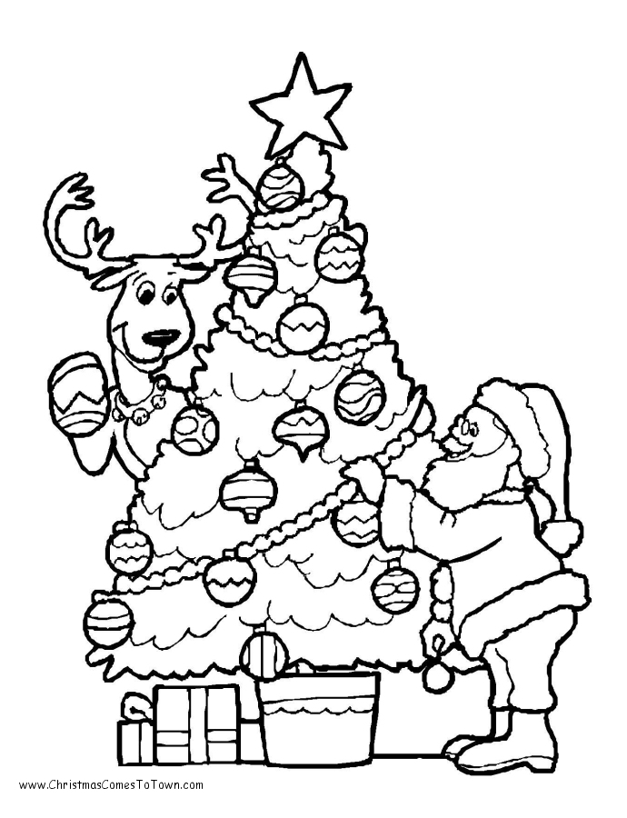 Disegno da colorare: albero di Natale (Oggetti) #167482 - Pagine da Colorare Stampabili Gratuite