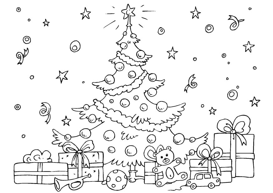 Disegno da colorare: albero di Natale (Oggetti) #167488 - Pagine da Colorare Stampabili Gratuite