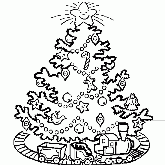 Disegno da colorare: albero di Natale (Oggetti) #167504 - Pagine da Colorare Stampabili Gratuite