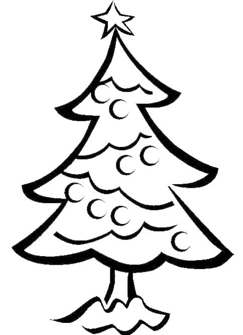 Disegno da colorare: albero di Natale (Oggetti) #167543 - Pagine da Colorare Stampabili Gratuite