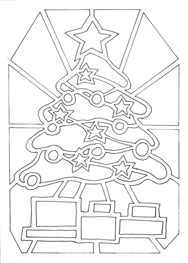 Disegno da colorare: albero di Natale (Oggetti) #167564 - Pagine da Colorare Stampabili Gratuite