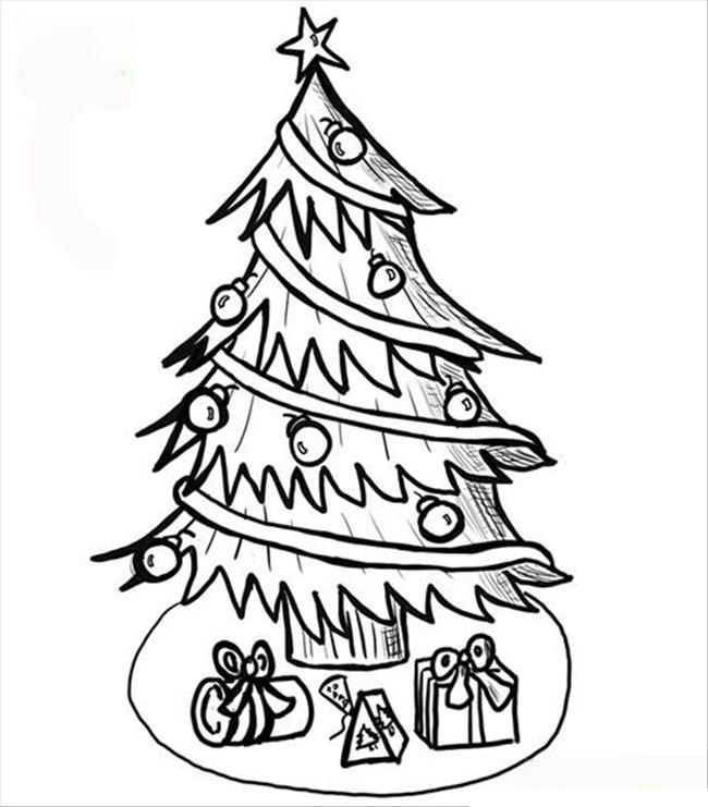 Disegno da colorare: albero di Natale (Oggetti) #167576 - Pagine da Colorare Stampabili Gratuite