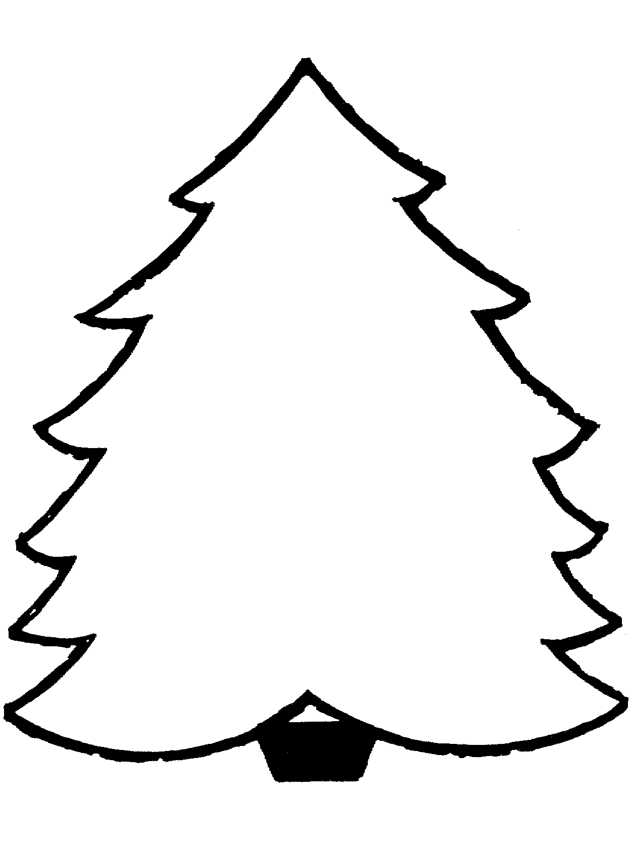 Disegno da colorare: albero di Natale (Oggetti) #167577 - Pagine da Colorare Stampabili Gratuite
