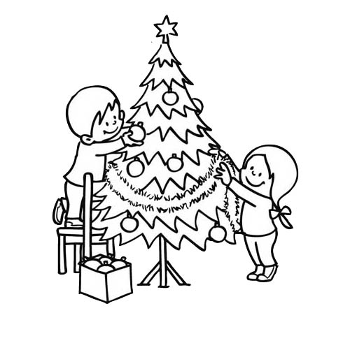 Disegno da colorare: albero di Natale (Oggetti) #167583 - Pagine da Colorare Stampabili Gratuite