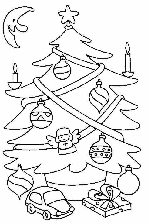 Disegno da colorare: albero di Natale (Oggetti) #167610 - Pagine da Colorare Stampabili Gratuite