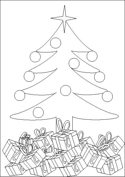 Disegno da colorare: albero di Natale (Oggetti) #167614 - Pagine da Colorare Stampabili Gratuite