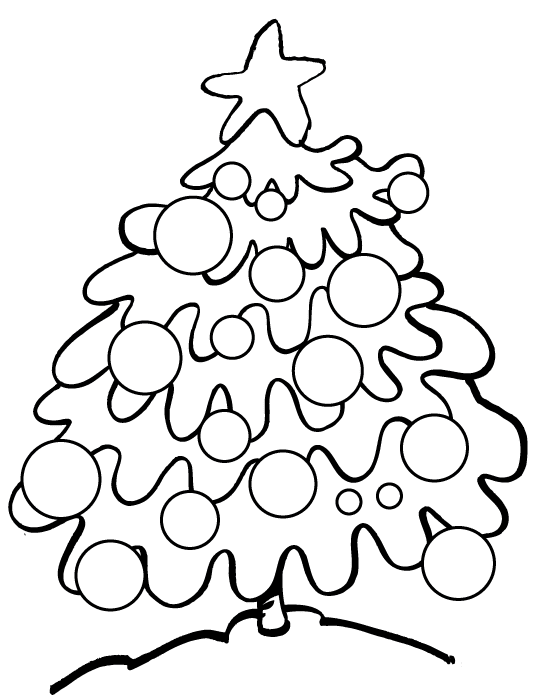 Disegno da colorare: albero di Natale (Oggetti) #167617 - Pagine da Colorare Stampabili Gratuite