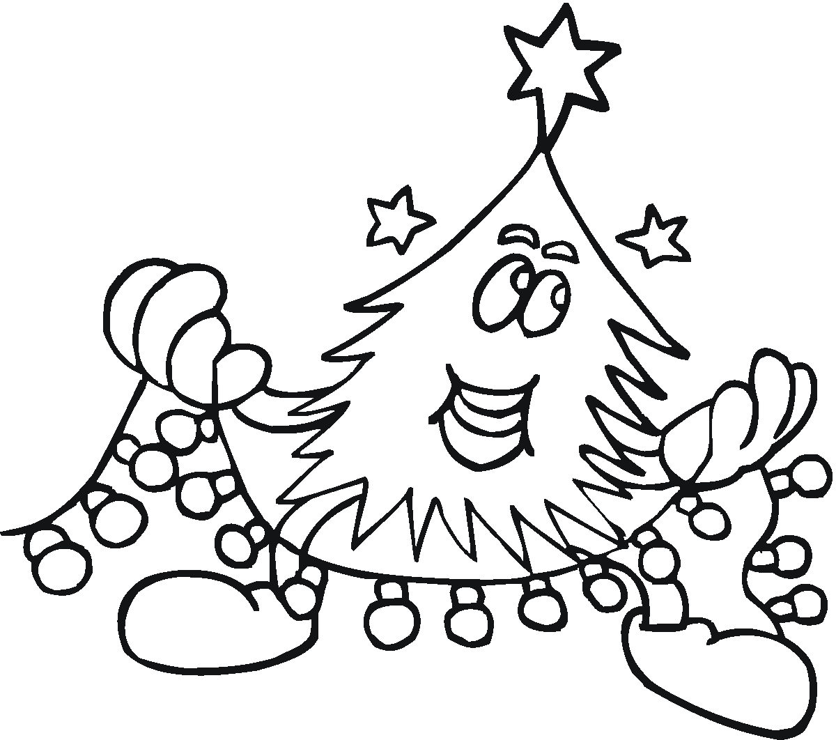 Disegno da colorare: albero di Natale (Oggetti) #167620 - Pagine da Colorare Stampabili Gratuite