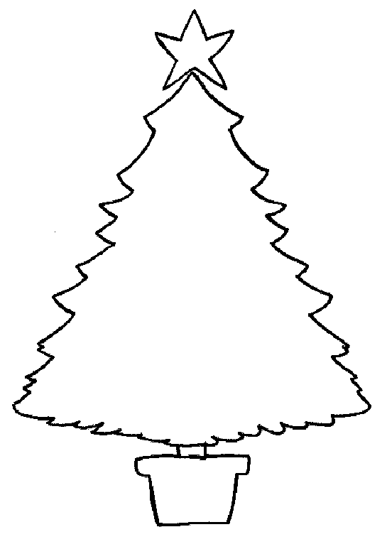Disegno da colorare: albero di Natale (Oggetti) #167631 - Pagine da Colorare Stampabili Gratuite