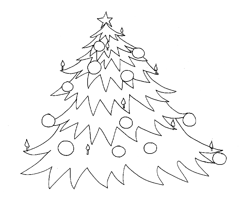 Disegno da colorare: albero di Natale (Oggetti) #167655 - Pagine da Colorare Stampabili Gratuite