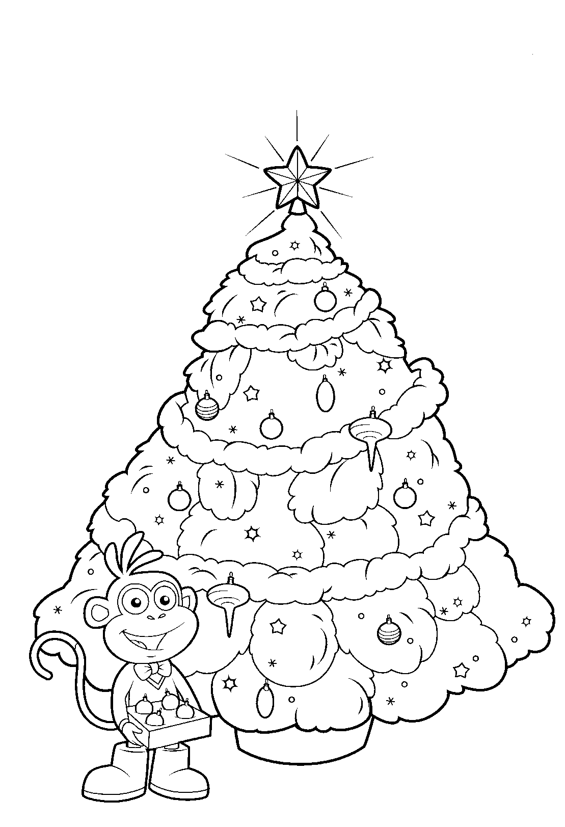 Disegno da colorare: albero di Natale (Oggetti) #167661 - Pagine da Colorare Stampabili Gratuite