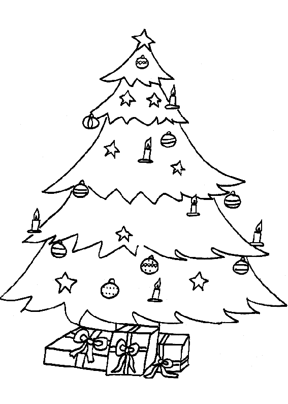 Disegno da colorare: albero di Natale (Oggetti) #167678 - Pagine da Colorare Stampabili Gratuite