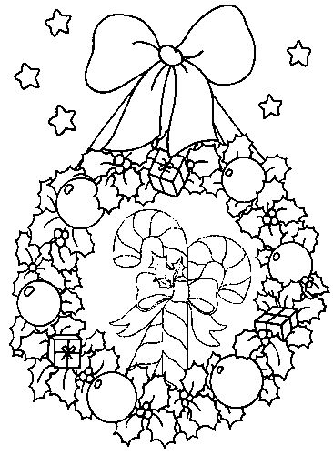 Disegno da colorare: Ghirlanda natalizia (Oggetti) #169340 - Pagine da Colorare Stampabili Gratuite