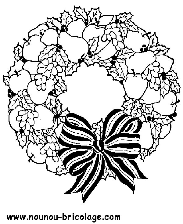 Disegno da colorare: Ghirlanda natalizia (Oggetti) #169373 - Pagine da Colorare Stampabili Gratuite