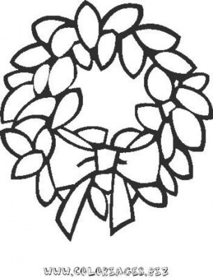 Disegno da colorare: Ghirlanda natalizia (Oggetti) #169419 - Pagine da Colorare Stampabili Gratuite