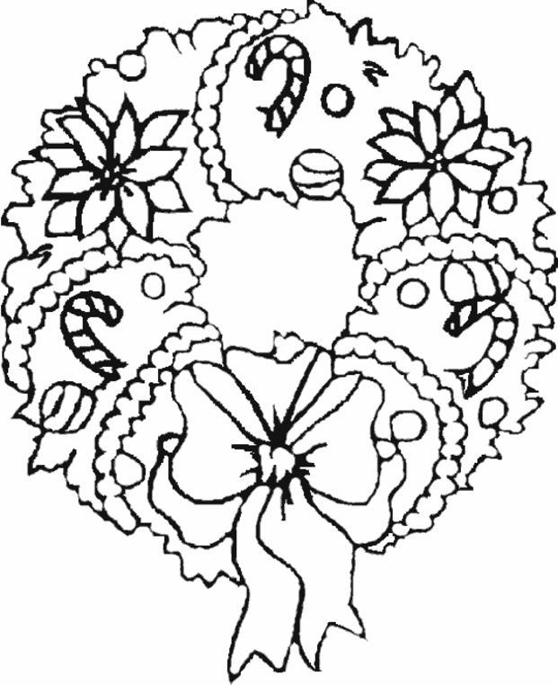 Disegno da colorare: Ghirlanda natalizia (Oggetti) #169432 - Pagine da Colorare Stampabili Gratuite