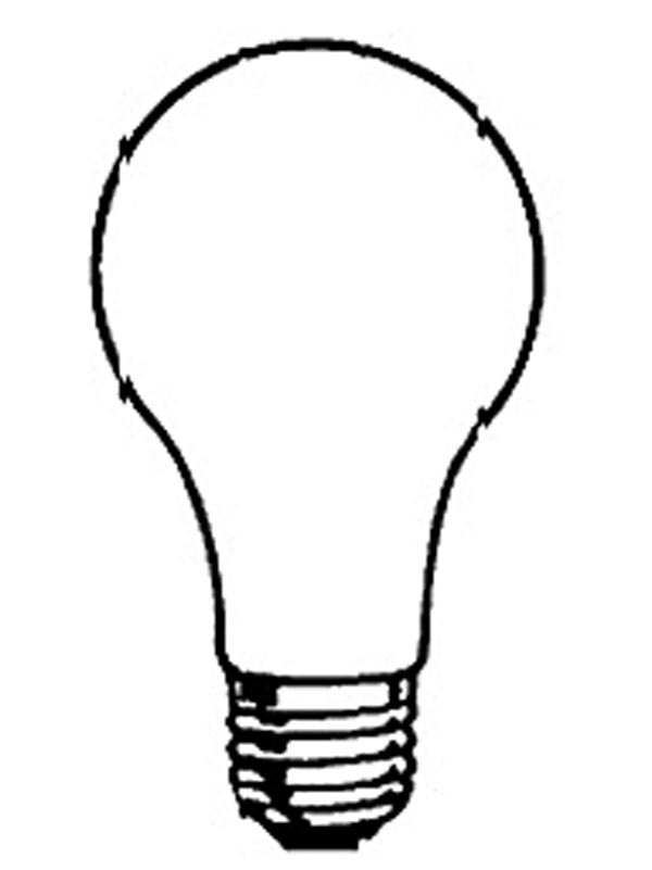 Disegno da colorare: Lampadina elettrica (Oggetti) #119367 - Pagine da Colorare Stampabili Gratuite