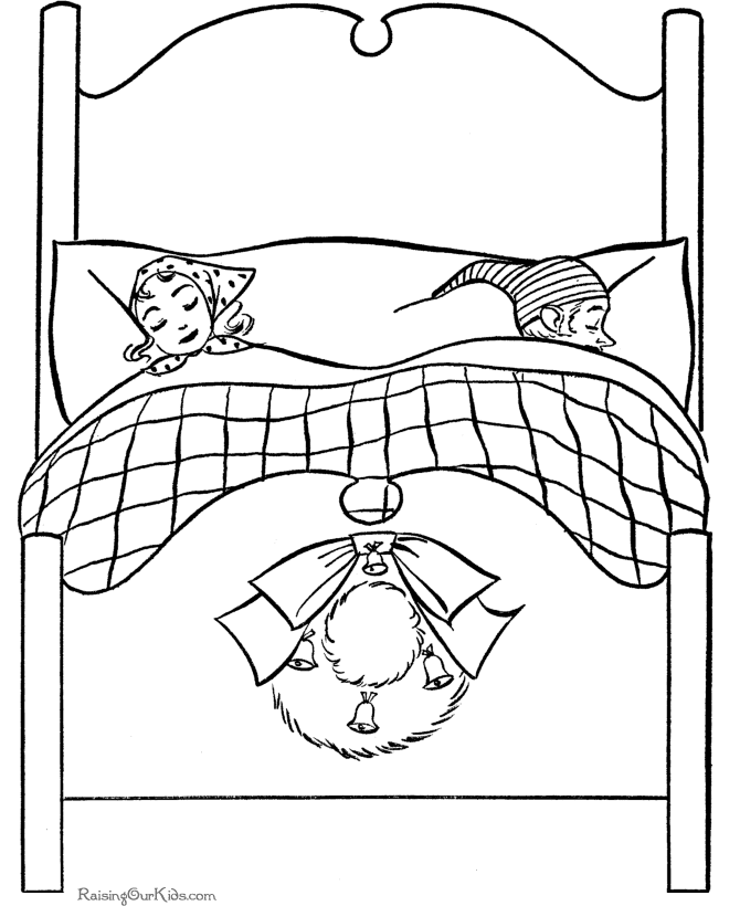 Disegno da colorare: Letto (Oggetti) #168136 - Pagine da Colorare Stampabili Gratuite