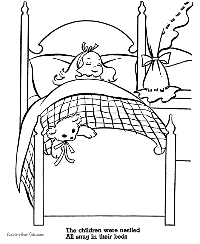 Disegno da colorare: Letto (Oggetti) #168139 - Pagine da Colorare Stampabili Gratuite