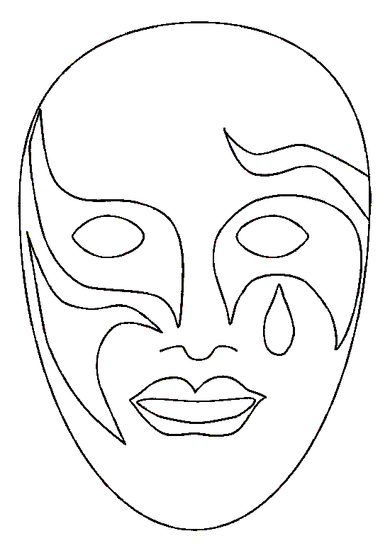 Disegno da colorare: Maschera (Oggetti) #120528 - Pagine da Colorare Stampabili Gratuite