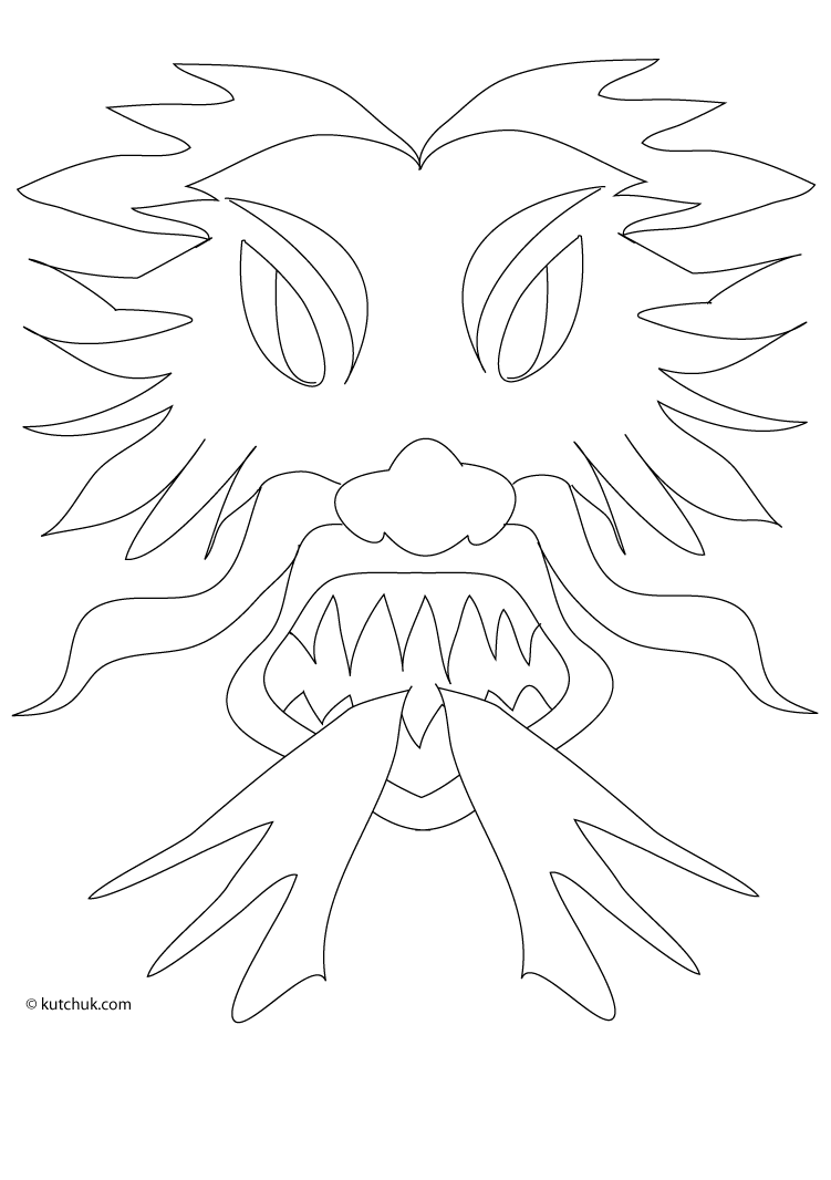 Disegno da colorare: Maschera (Oggetti) #120704 - Pagine da Colorare Stampabili Gratuite