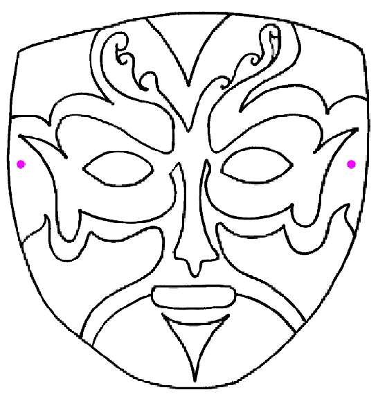 Disegno da colorare: Maschera (Oggetti) #120760 - Pagine da Colorare Stampabili Gratuite