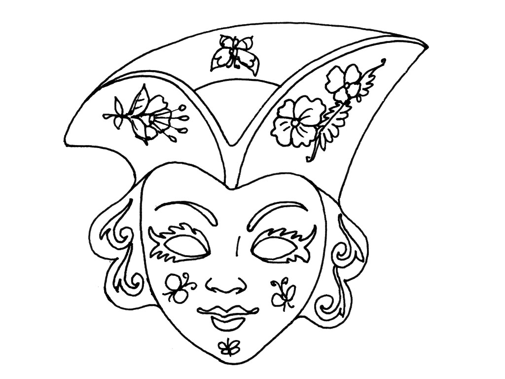Disegno da colorare: Maschera (Oggetti) #120767 - Pagine da Colorare Stampabili Gratuite