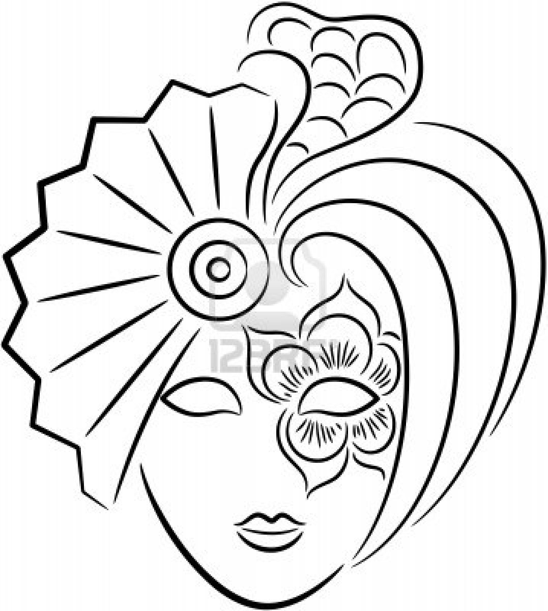 Disegno da colorare: Maschera (Oggetti) #120804 - Pagine da Colorare Stampabili Gratuite