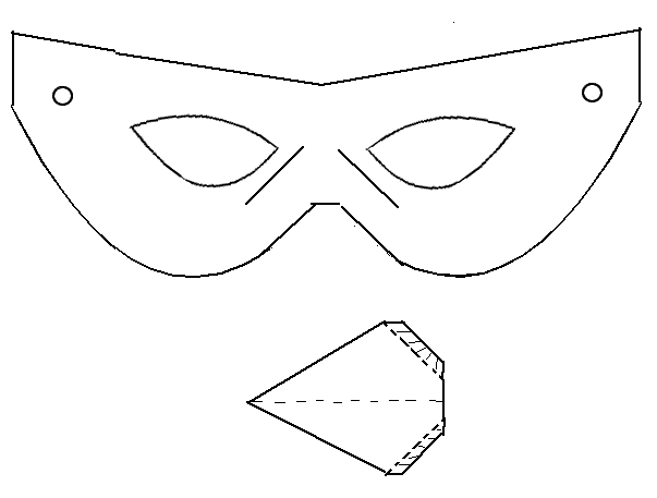 Disegno da colorare: Maschera (Oggetti) #120845 - Pagine da Colorare Stampabili Gratuite