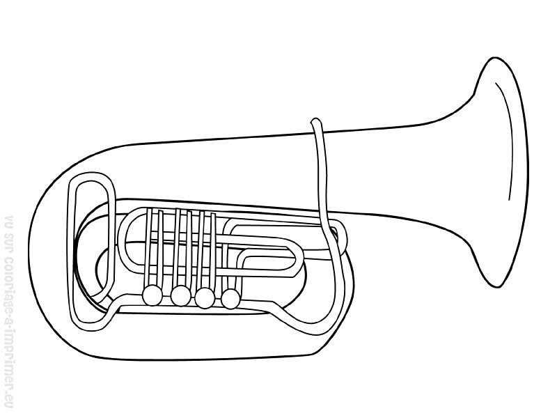 Disegno da colorare: Strumenti musicali (Oggetti) #167149 - Pagine da Colorare Stampabili Gratuite